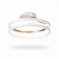 Modern white and gold ceiling light fixture for living room 25 x 25 x 10cm